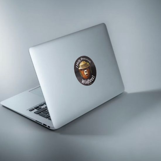 National Symbols Cache I Help Prevent Wildfires Stickers English