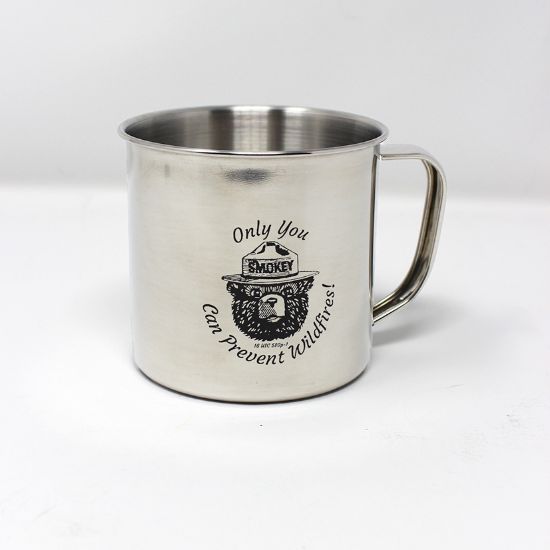 Picture of Smokey Bear Camping Cup (stainless steel)(Currently Out of Stock, Due in on 09/30/2026)